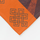 M&S桃 – アートバイガレンダラ – フリースブランケット (角)