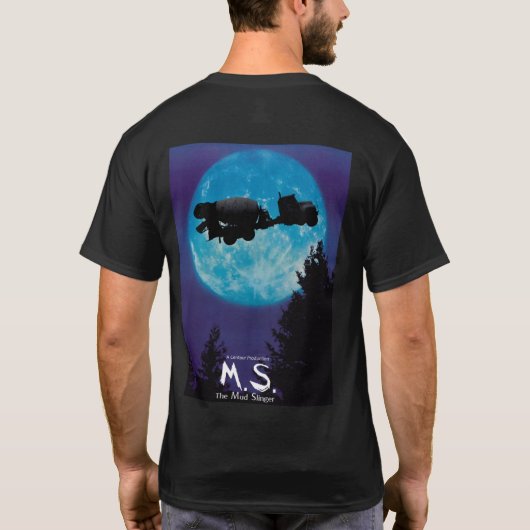 M.S. 泥の油切りのワイシャツ Tシャツ (裏面)