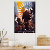 M&S Simon & Peachesのポスター – Art by Galen Dara ポスター (キッチン)