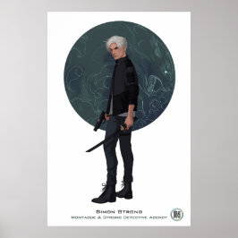 M&S Simon Strong Poster - Art by Mona Finden ポスター