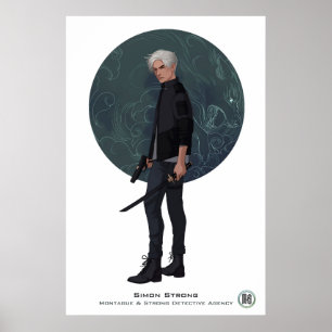 M&S Simon Strong Poster - Art by Mona Finden ポスター