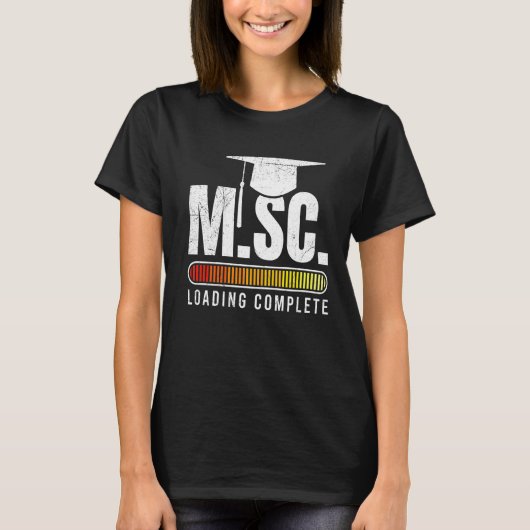 M Scロードマスターズ理学修士号1 Tシャツ (正面)