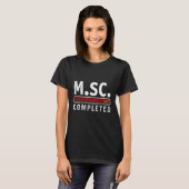 M Sc修士課程修士課程修了 Tシャツ (正面フル)
