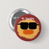 M.sunshineのコピー、Sunshine氏 缶バッジ (正面&裏面)