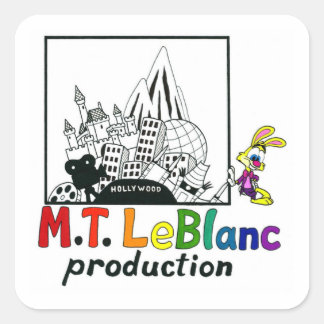 M.T. LeBlanc Productionsロゴステッカー スクエアシール