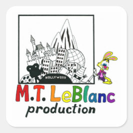 M.T. LeBlanc Productions ロゴステッカー スクエアシール