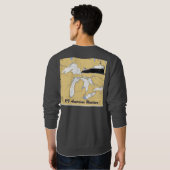 M/Vのアメリカの船員は、五大湖ワイシャツを図表にします スウェットシャツ (裏面フル)