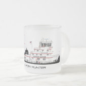 M/V Ronのハンター フロストグラスマグカップ (正面右)