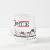 M/V Ronのハンター フロストグラスマグカップ (正面左)