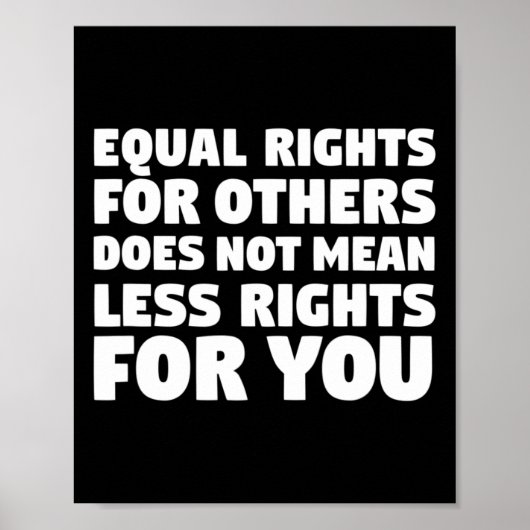 Maに抗議する権利を減らすわけではない ポスター (正面)