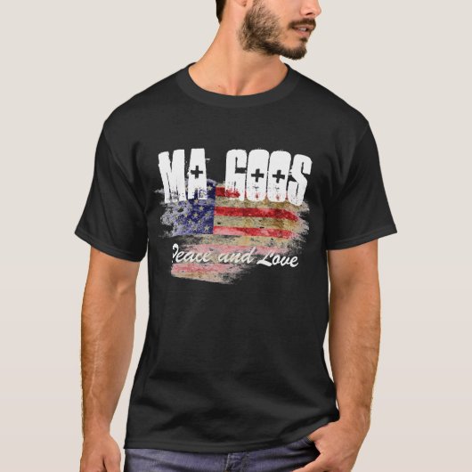 Maのべたつく物の国愛 Tシャツ (正面)