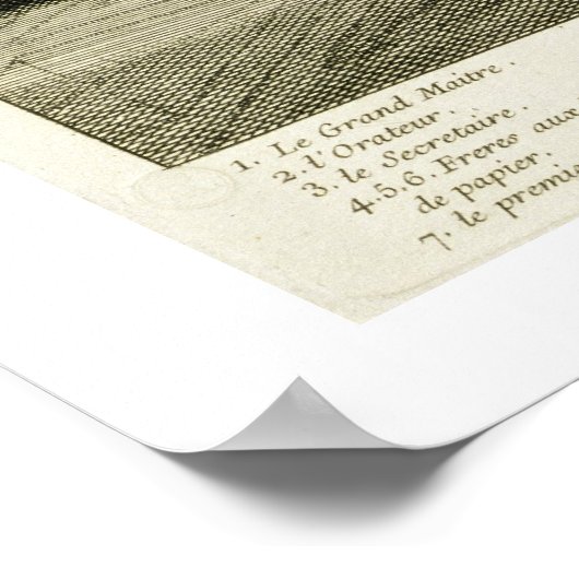 Maの開始のためのフリーマソンのアセンブリ ポスター (角)