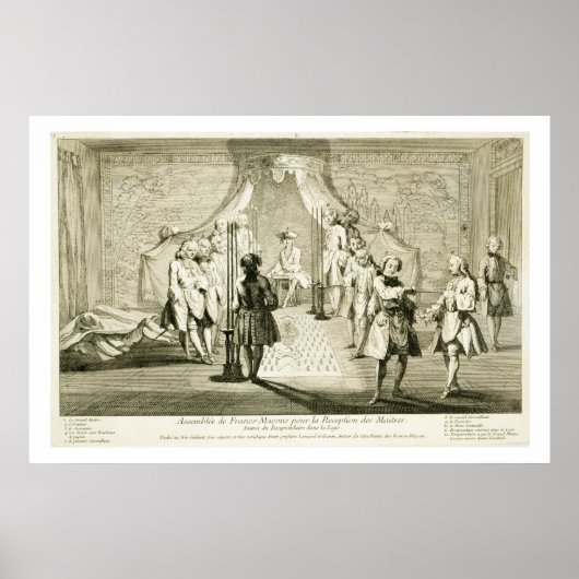 Maの開始のためのフリーマソンのアセンブリ ポスター (正面)