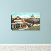 MAアベニューシンフォニー、園芸用 キャンバスプリント (インサイチュ (ウッドフロア))