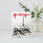 MAアンティタム国家戦場での大砲 ポストカード (スタンド正面)