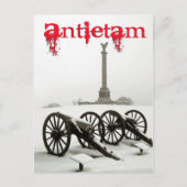 MAアンティタム国家戦場での大砲 ポストカード (正面)