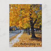 MAウェストブルックフィールド秋 ポストカード (正面)