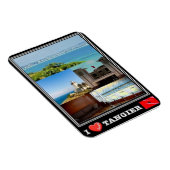 MAマロッコ – タンジール – 私はモザイクが大好き –  マグネット (右側)