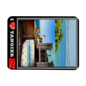 MAマロッコ – タンジール – 私はモザイクが大好き –  マグネット (横)