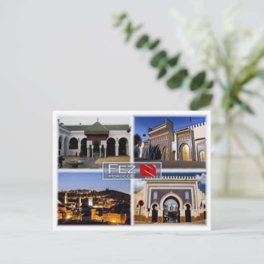 MAモロッコ – Fez – はがき (スタンド正面)