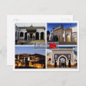 MAモロッコ – Fez – はがき (正面/裏面)