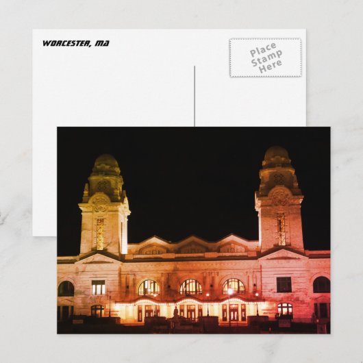 MAヴィンテージ鉄道駅 ポストカード (正面/裏面)