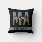 MA医療カスタムアシスタントLeopardプリント クッション (正面)