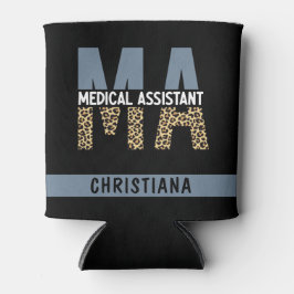 MA医療カスタムアシスタントLeopardプリント 缶クーラー