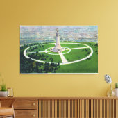 MA州メモリアルビーコンのサミット キャンバスプリント (インサイチュ (リビング))