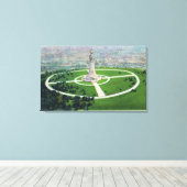 MA州メモリアルビーコンのサミット キャンバスプリント (インサイチュ (ウッドフロア))