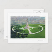 MA州メモリアルビーコンのサミット ポストカード (正面/裏面)