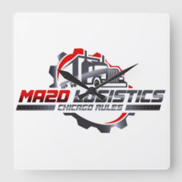 MA2Dロジスティック  スクエア壁時計