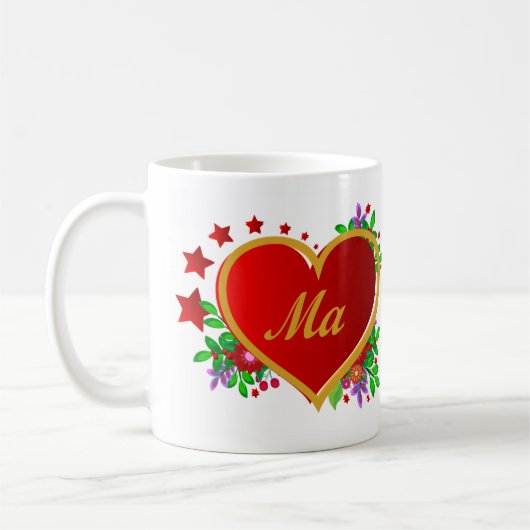 Ma – 母の日 コーヒーマグカップ (左)