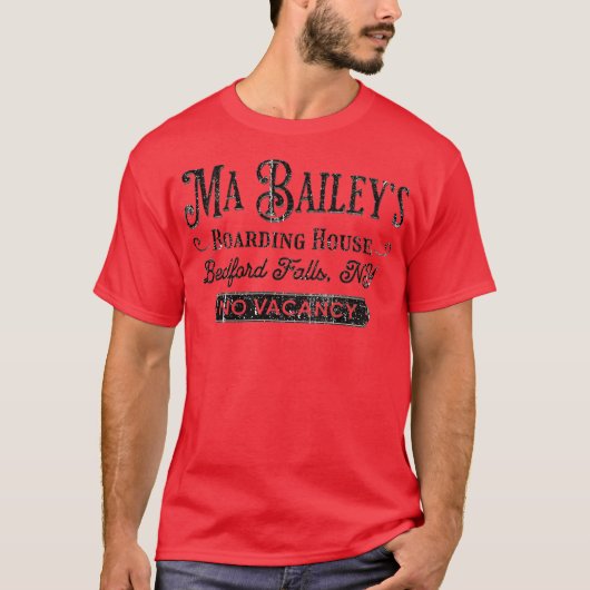 Ma Bailey's Boarding House - It's a Wonderful Life Tシャツ (正面)