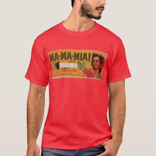 Ma Ma Miaのブドウ Tシャツ (正面)