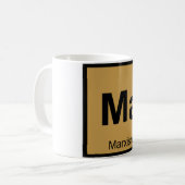 Ma - Marxism哲学化学記号 コーヒーマグカップ (正面左)