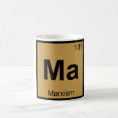 Ma - Marxism哲学化学記号 コーヒーマグカップ (中央)
