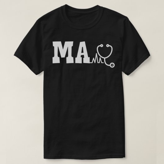MA Medical Assistant  Tシャツ (デザイン正面)