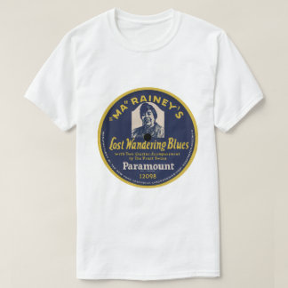 Ma Raineyは"さまよいます失った青"パラマウント Tシャツ