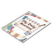 ma routine quotidienne Cahier à spirales ノートブック (左側)