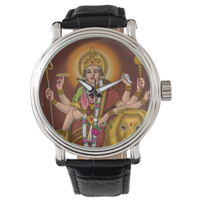 Maa Durga Clock 腕時計 (正面)