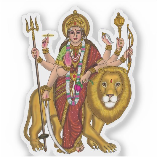 Maa Durga stickers シール (正面)