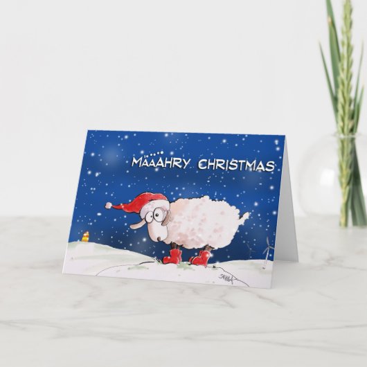 Määähry Christmas シーズンカード (正面)