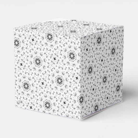 Maacah001 B&W abstract doodle フェイバーボックス (裏面サイド)