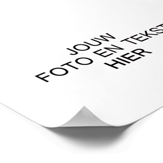 Maak je eigenポスター ポスター (角)