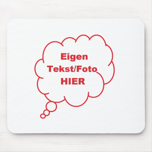 Maak je eigen マウスパッド (正面)