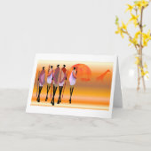 Maasaiのバースデー・カード カード (黄色い花)