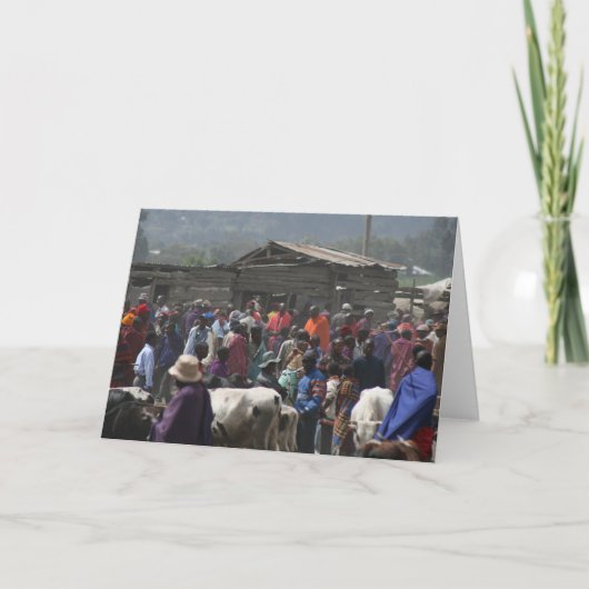 Maasaiの市場 カード (正面)