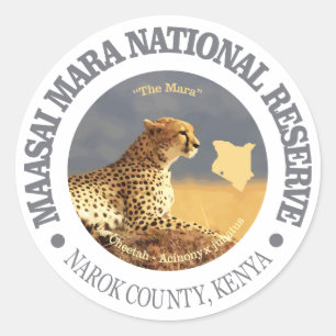 Maasaiマラの国立保護区 ラウンドシール