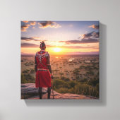 Maasai artwork canvas キャンバスプリント (正面)
